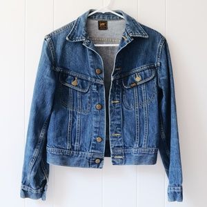 Vintage Lee Blue Denim Jackiet